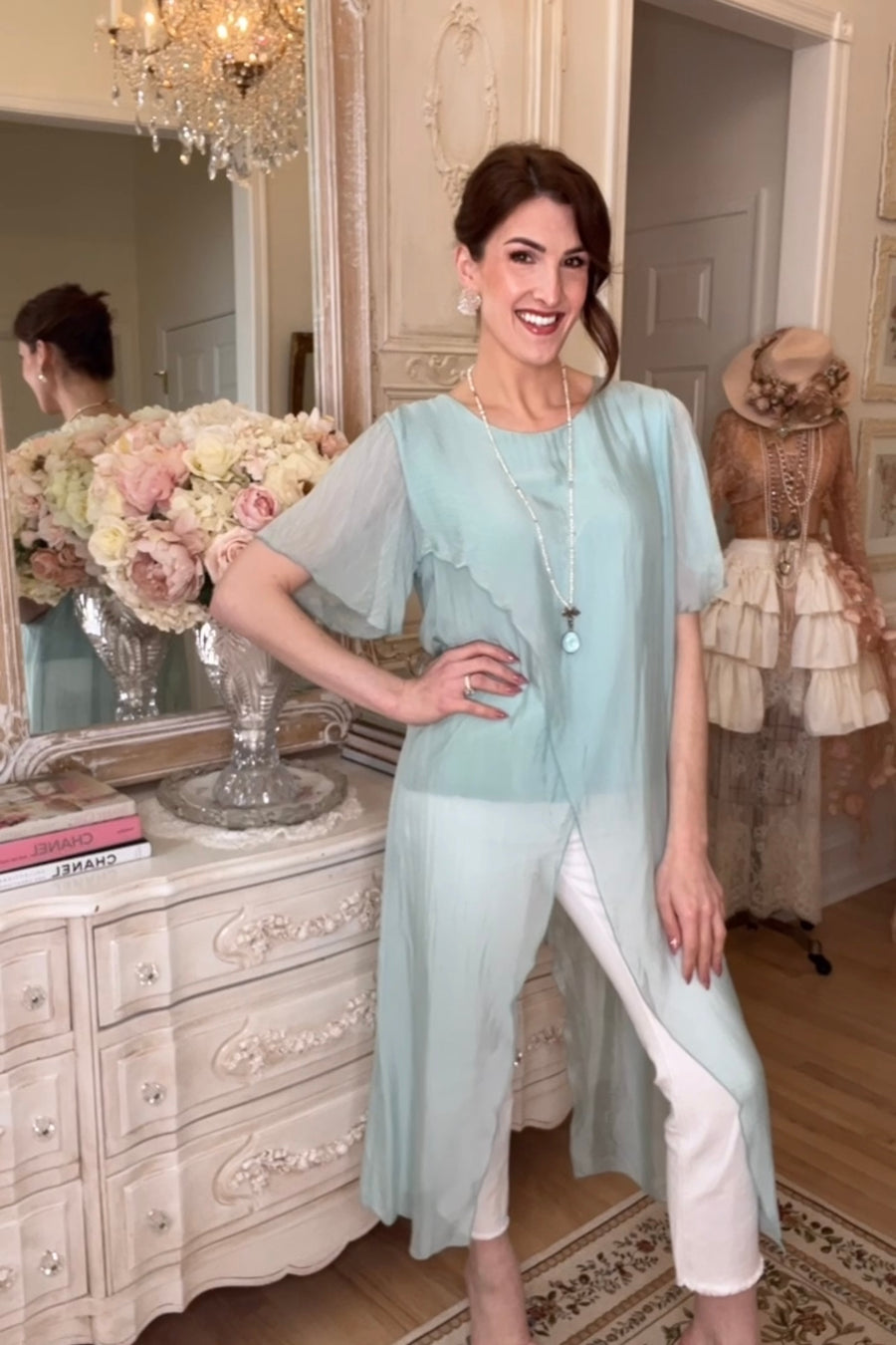 Silk Elegance Italian Blouse