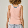 Load image into Gallery viewer, Henley Neck Washed Tank Top
