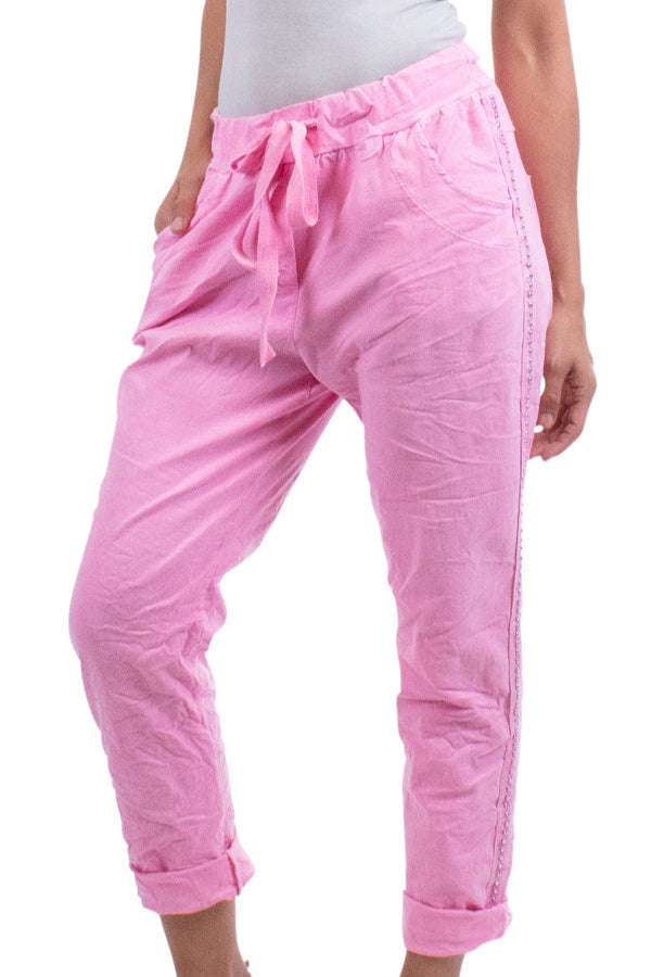 Cropped Stretchy Pants