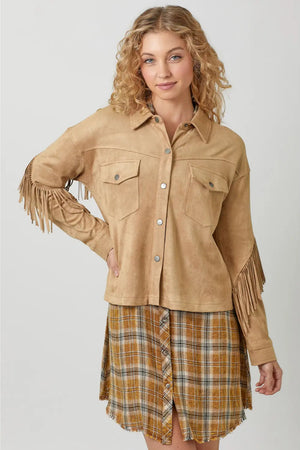 Bring The Fringe Jacket