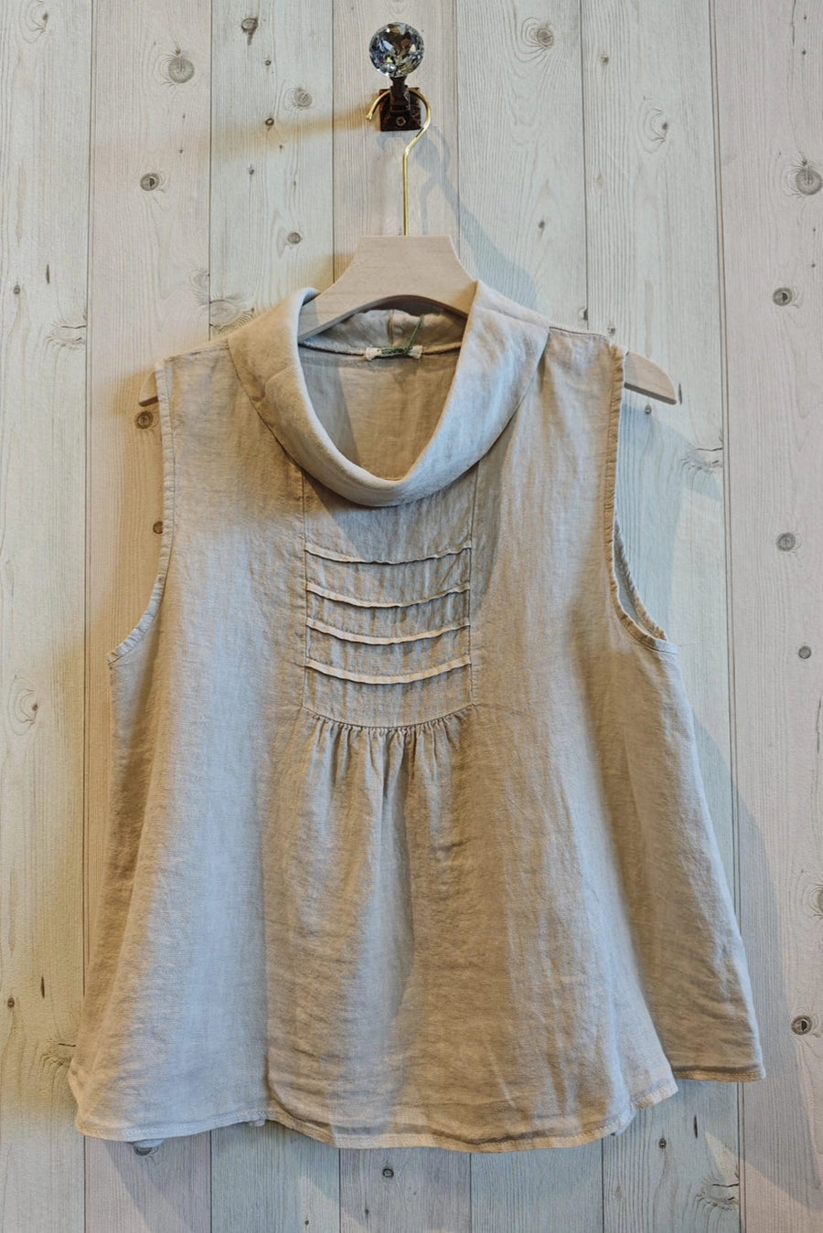 Cowl Hi-Neck Top