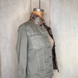 Load image into Gallery viewer, Denim Floral Reversible Jacket
