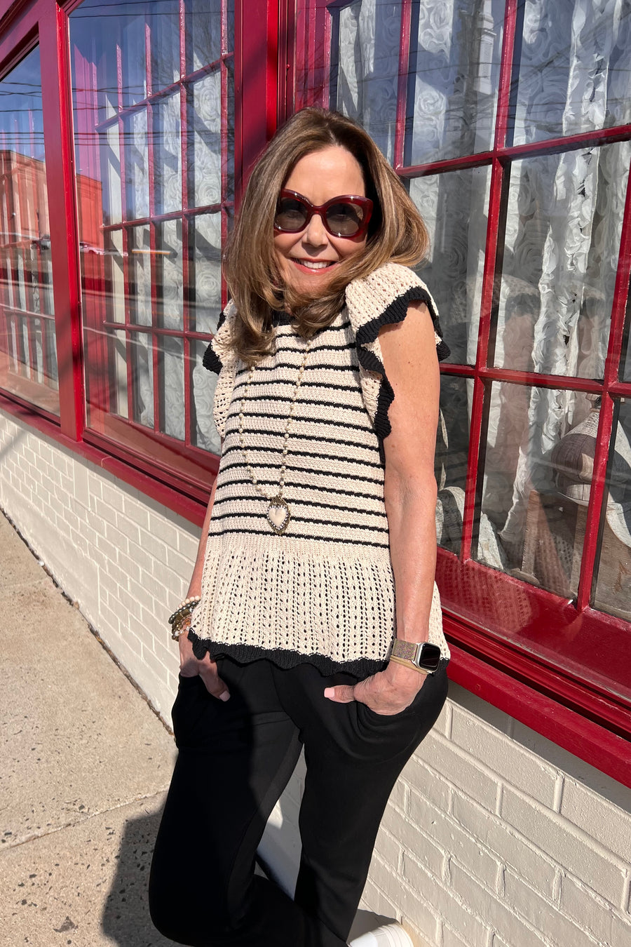Parisian Knit Sweater Tee