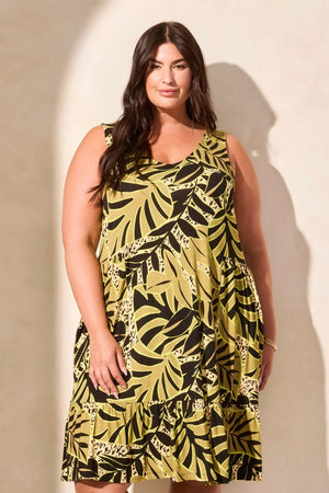 Printed Sleeveless Dress