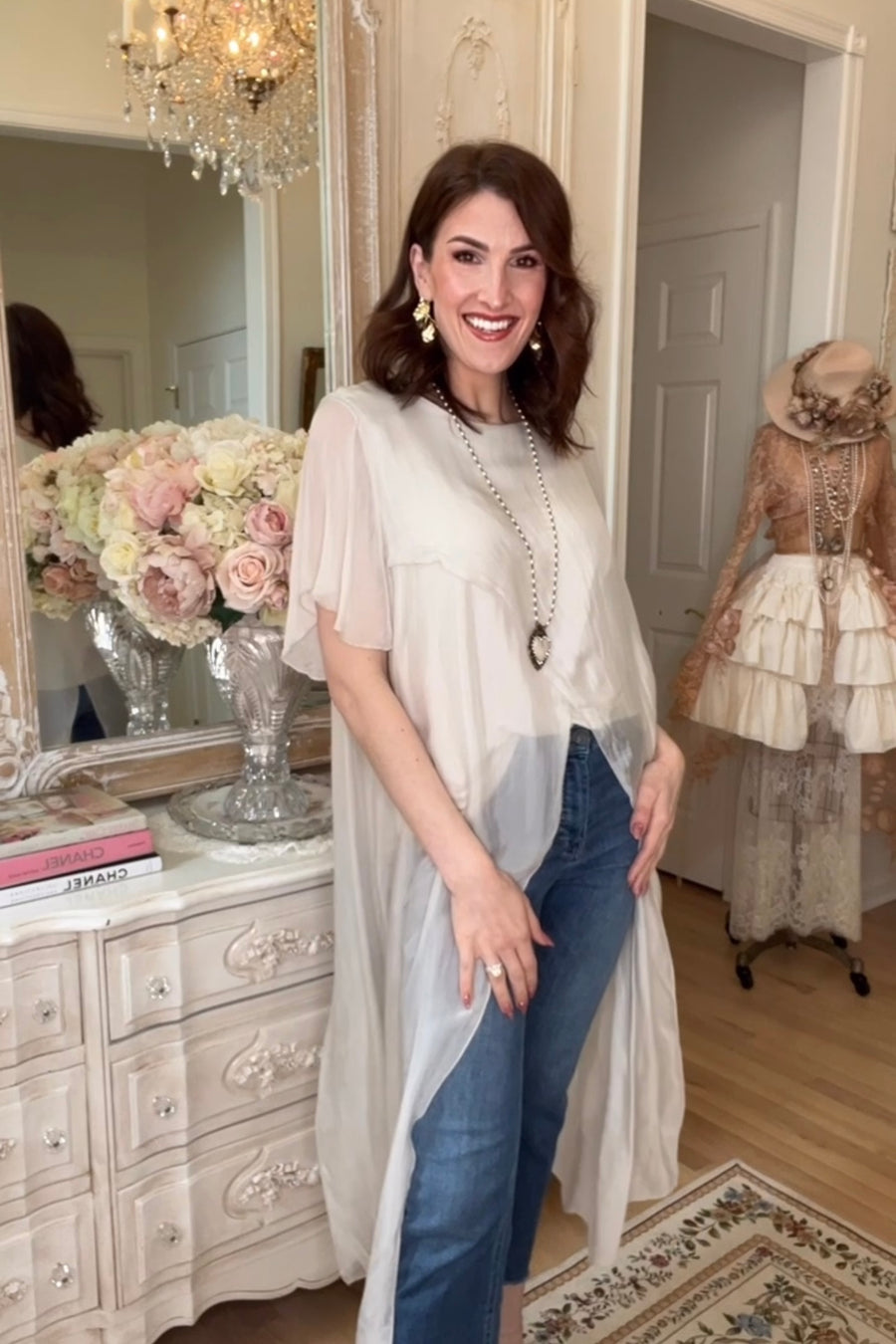 Silk Elegance Italian Blouse
