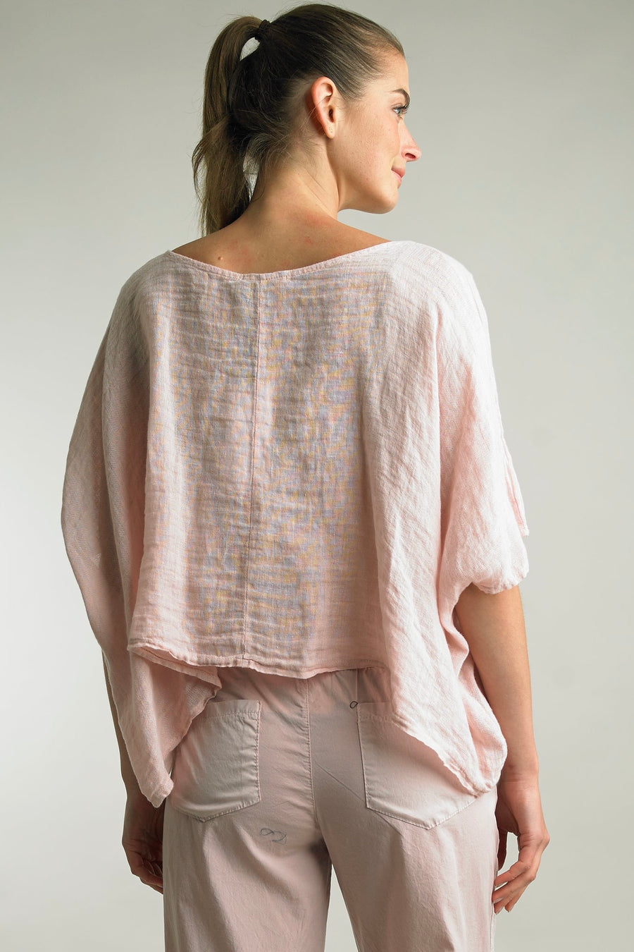 Amalfi Breeze Linen Top