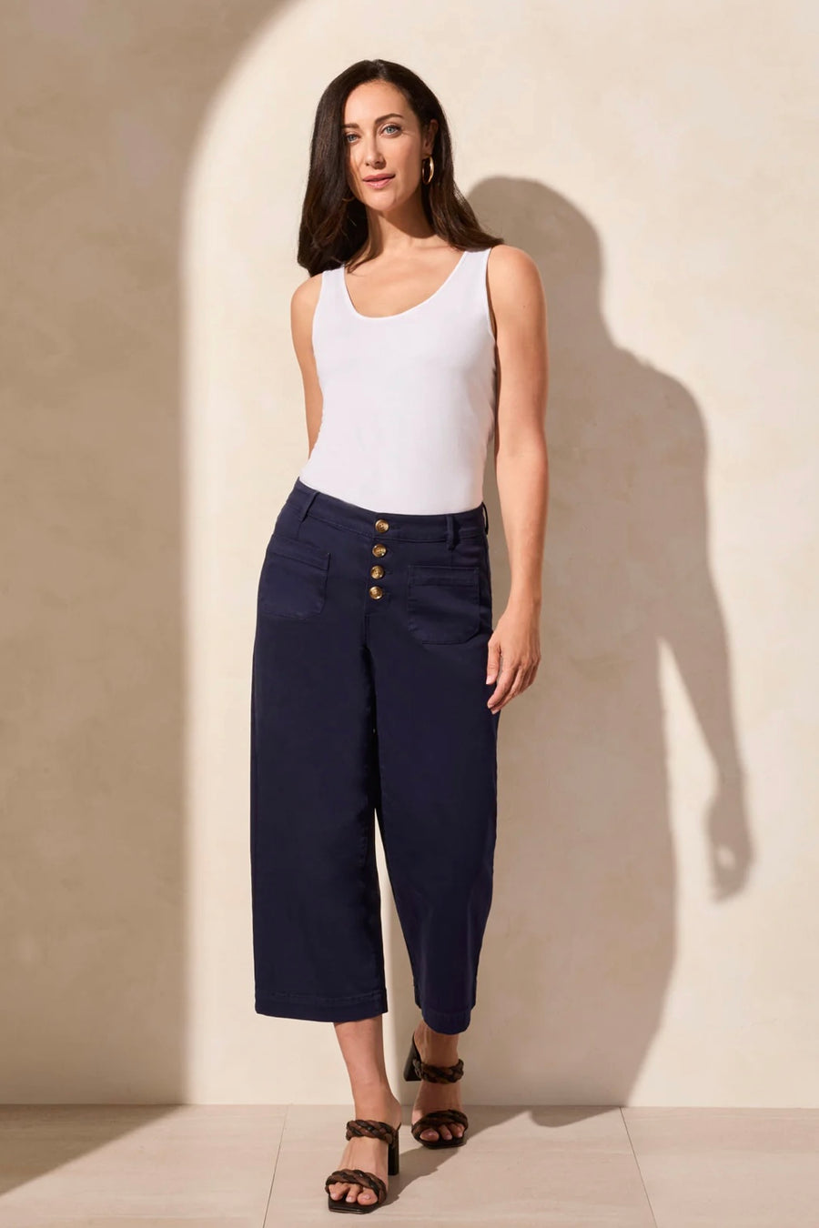 Harbor Breeze Wide-Leg Crop Jeans