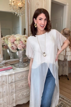 Silk Elegance Italian Blouse