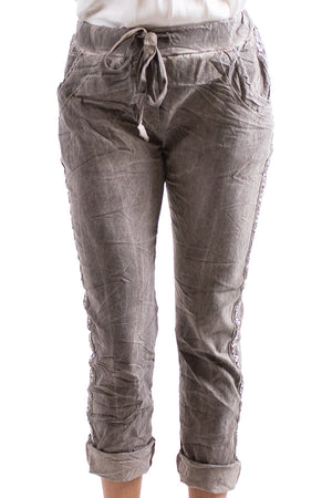 Cropped Stretchy Pants