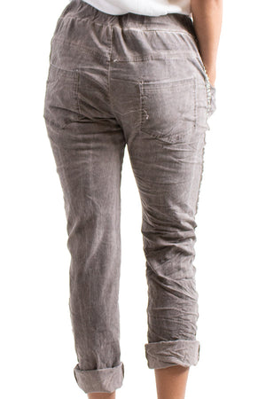Cropped Stretchy Pants