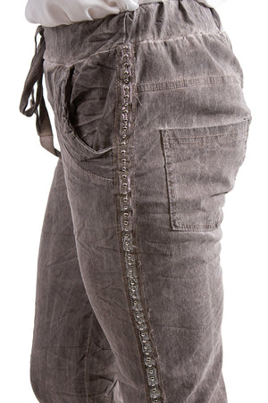 Cropped Stretchy Pants