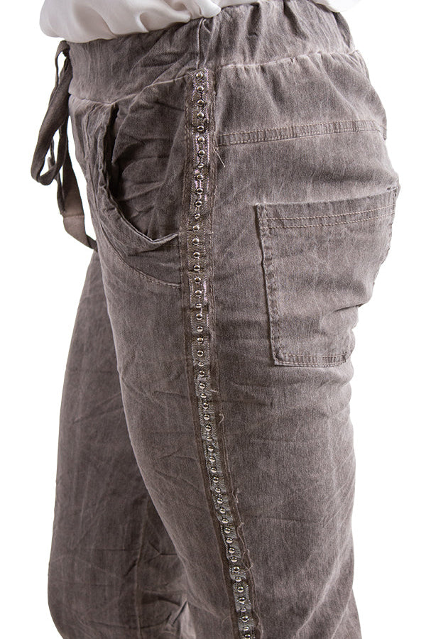 Cropped Stretchy Pants