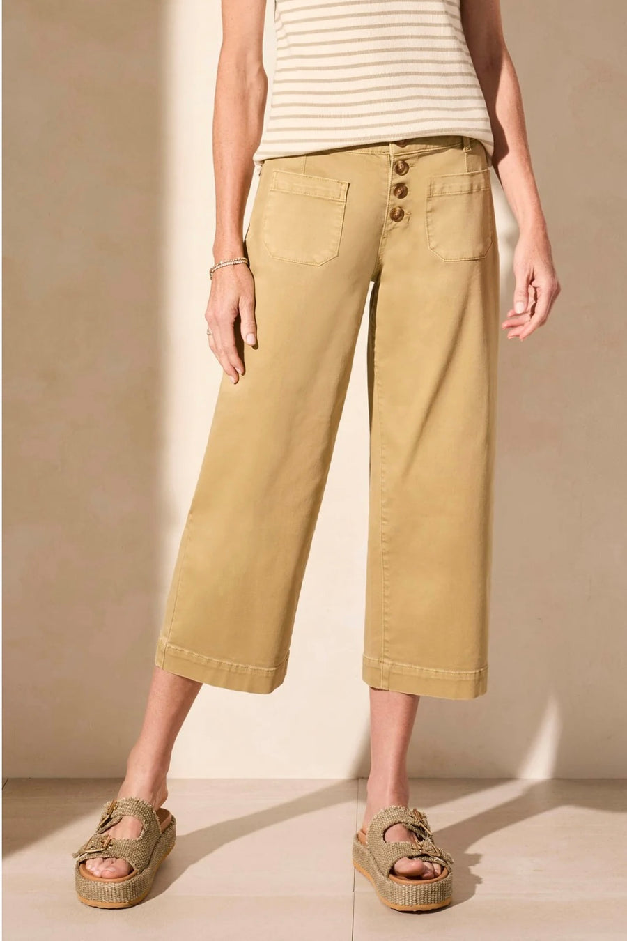 Harbor Breeze Wide-Leg Crop Jeans