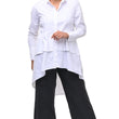 Load image into Gallery viewer, Cotton High Low Button Up Shirt
