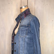 Load image into Gallery viewer, Denim Floral Reversible Jacket
