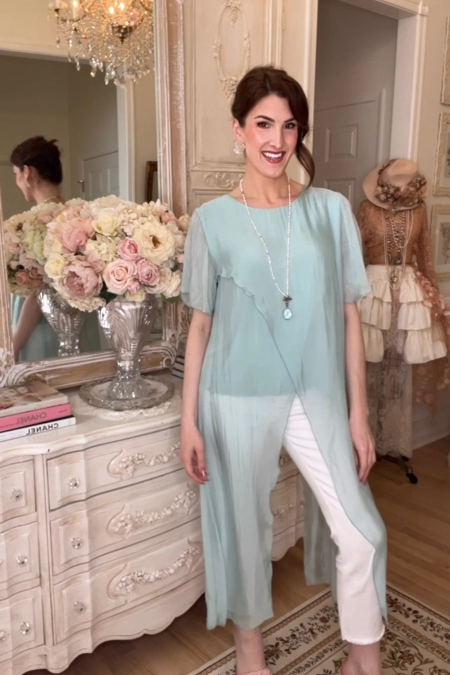 Silk Elegance Italian Blouse