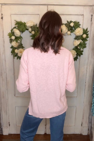 USA Cotton Cotton V-Neck Sweater