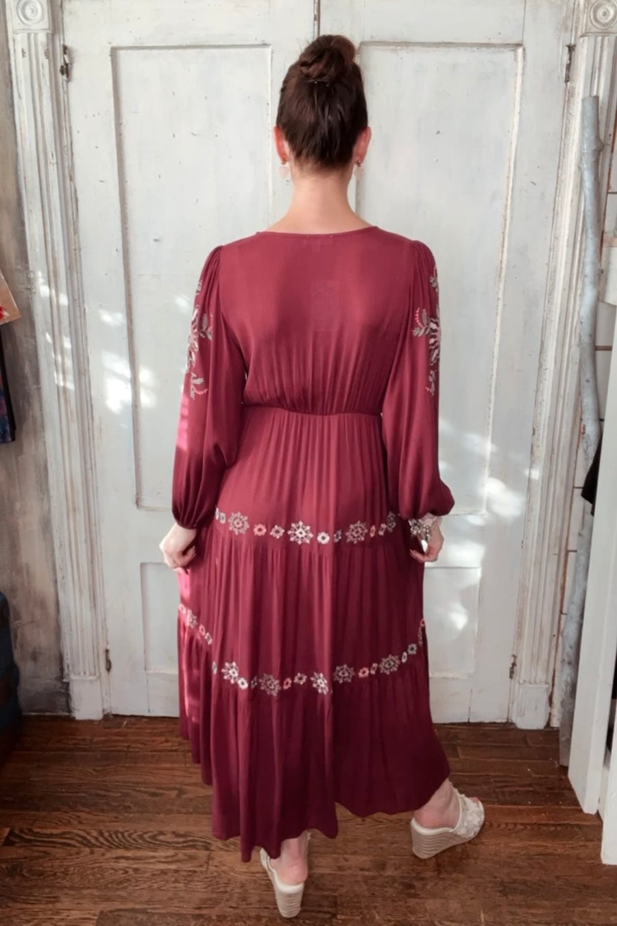Sundance Embroidered Maxi