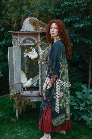 I Dream In Flowers Kimono Duster
