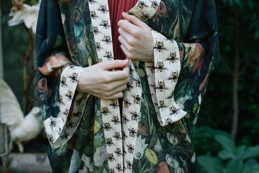 I Dream In Flowers Kimono Duster