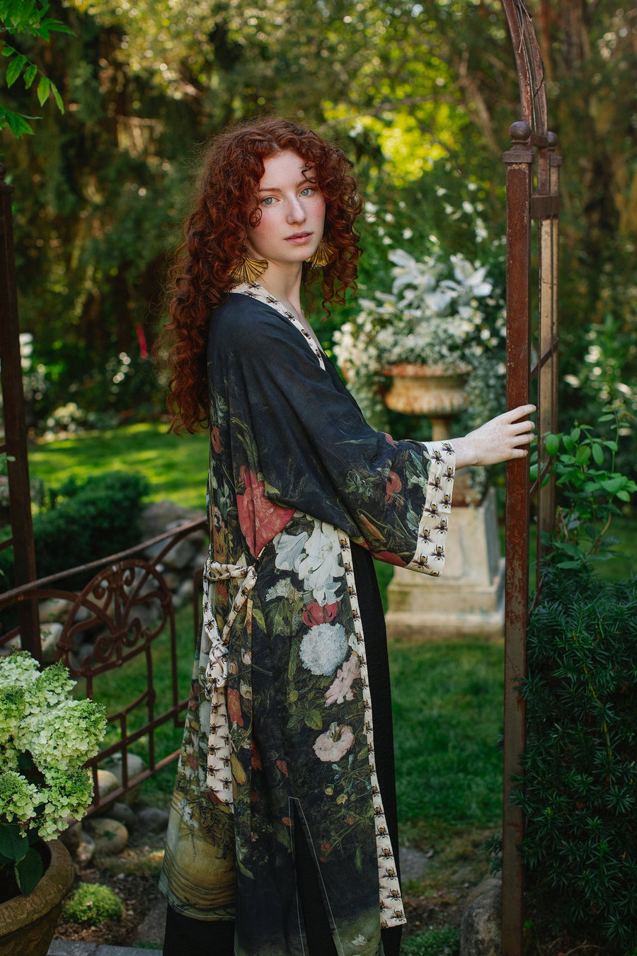 I Dream In Flowers Kimono Duster