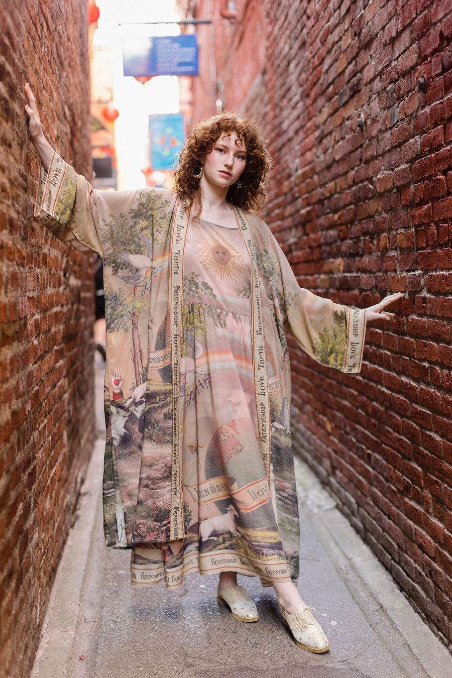 Friendship Love & Truth Kimono