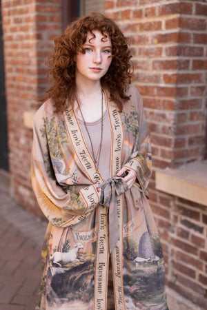 Friendship Love & Truth Kimono