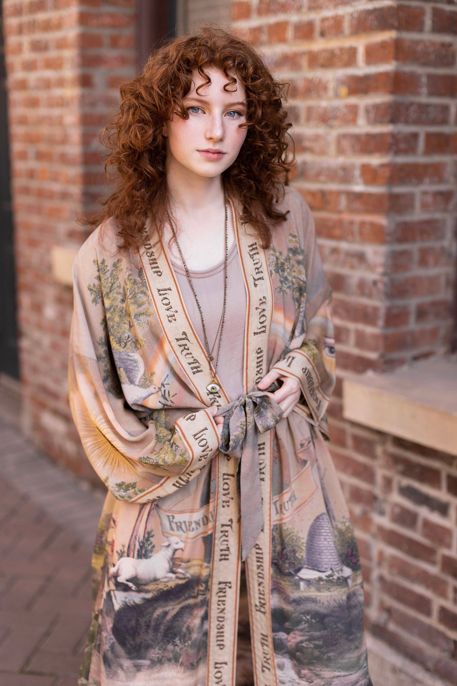Friendship Love & Truth Kimono