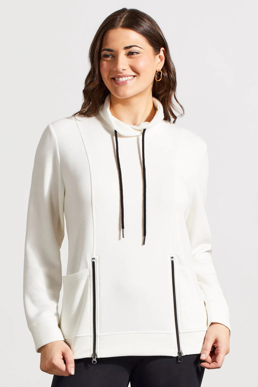 Supreme Soft Pullover W/ Double Zip Detail