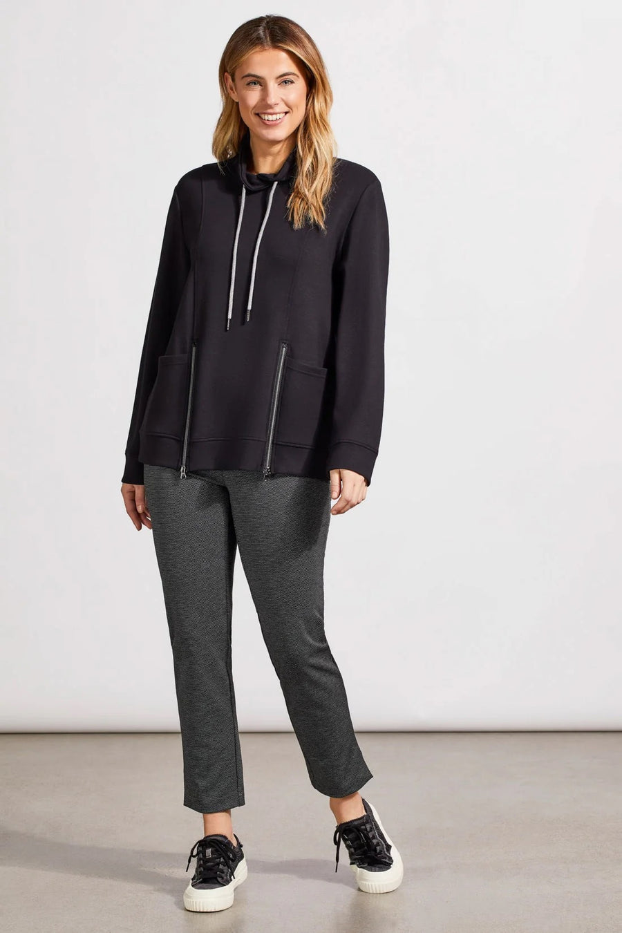 Supreme Soft Pullover W/ Double Zip Detail