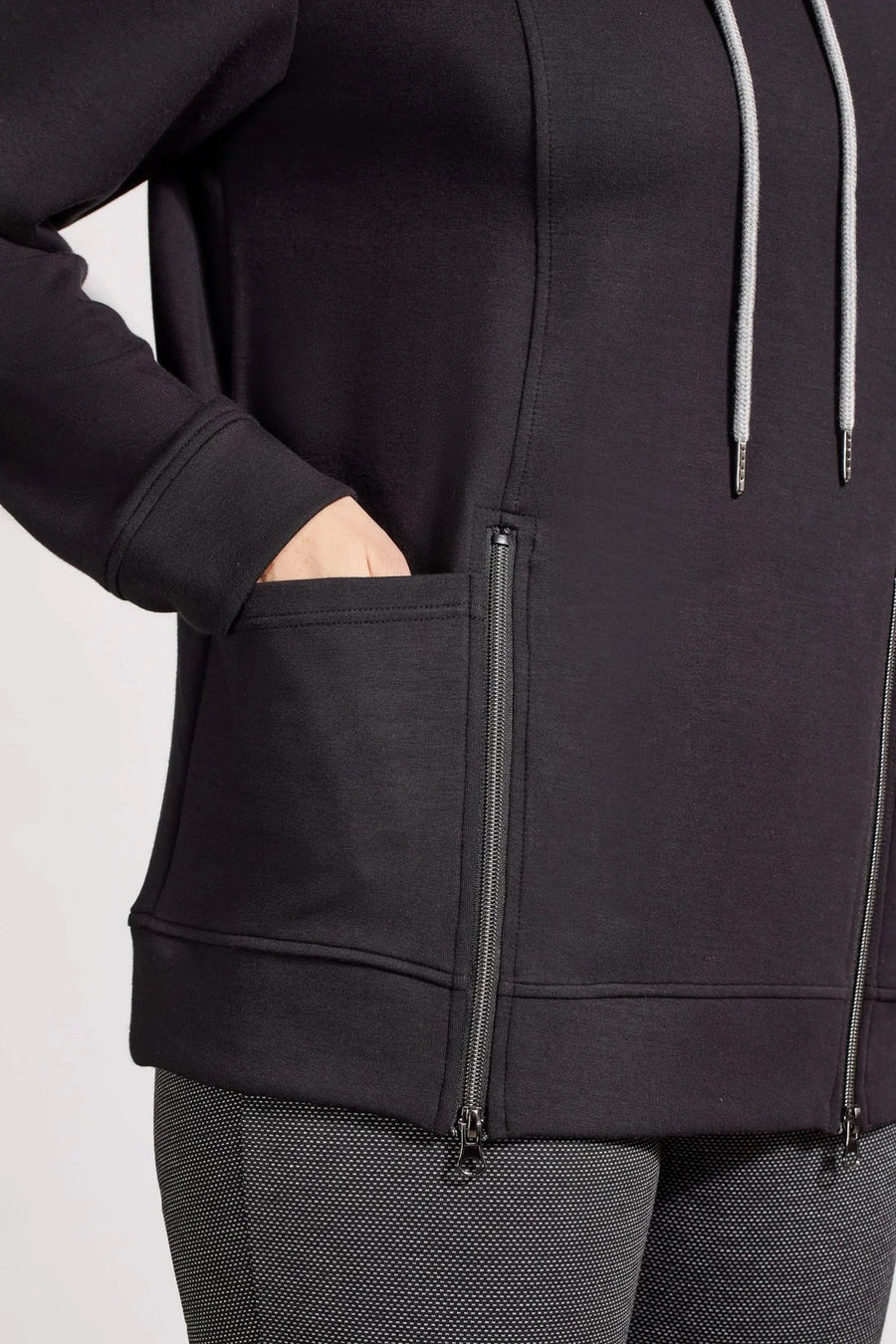 Supreme Soft Pullover W/ Double Zip Detail