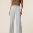 Load image into Gallery viewer, White Meg Hi Rise Wide Leg
