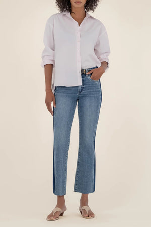 Denim With A KUT Flare Jeans