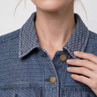 Load image into Gallery viewer, Trucker Fit &amp; Flare Denim Jacket
