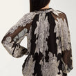 Load image into Gallery viewer, Contrast Floral Long Sleeve Top

