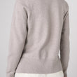 Load image into Gallery viewer, Soft Grey Lace Hem Sweater
