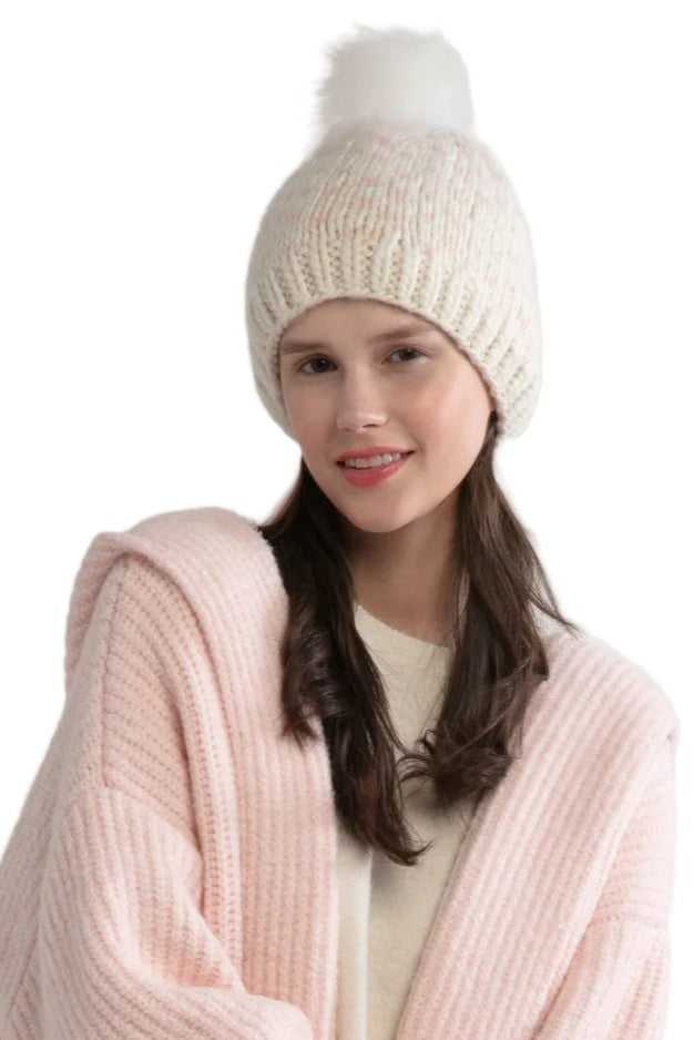 Heart of Mine Pom Pom Hat