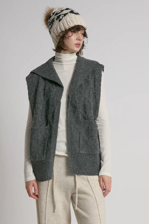 Cable Knit Vest