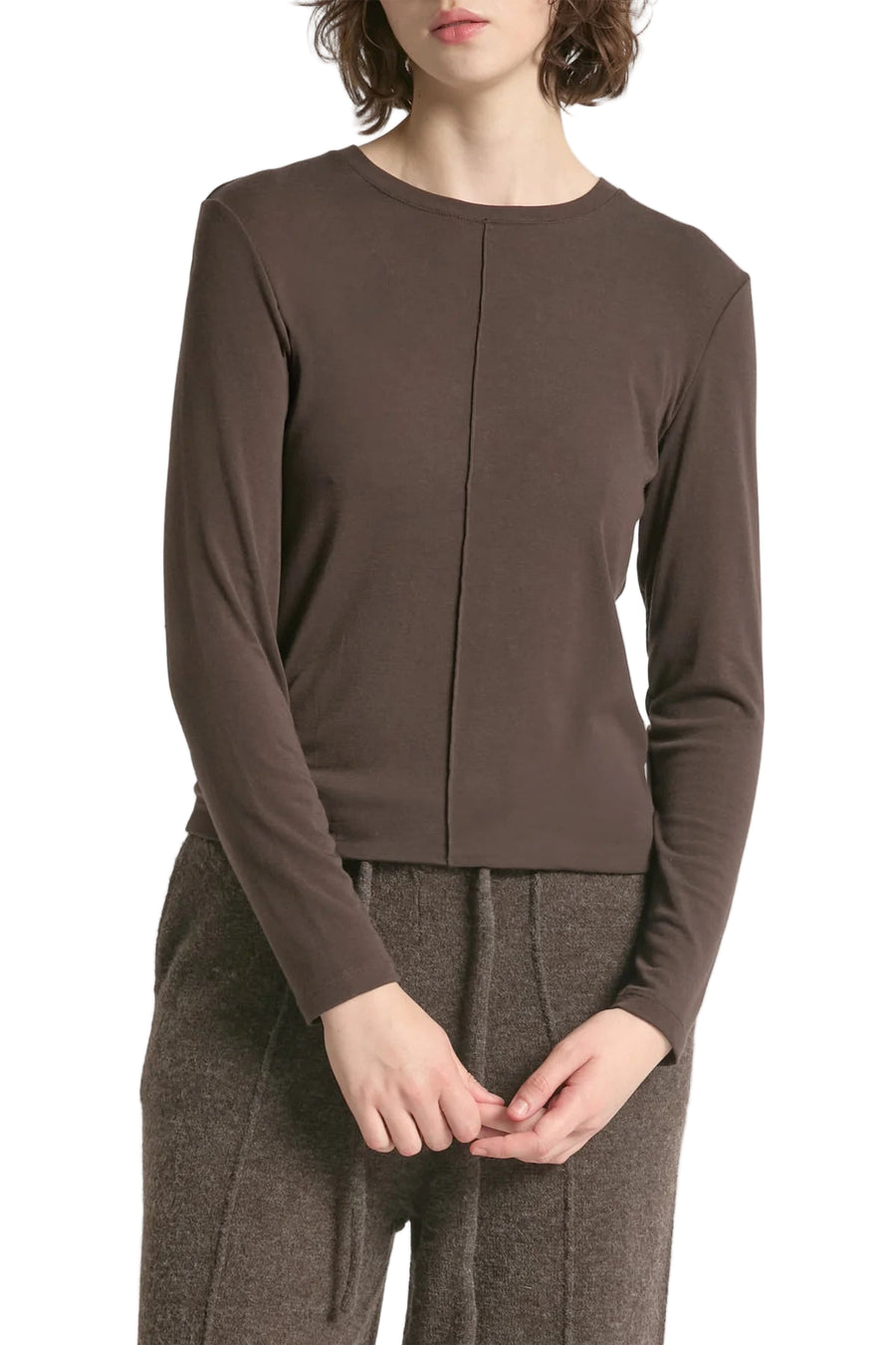 Front Seam Long Sleeve