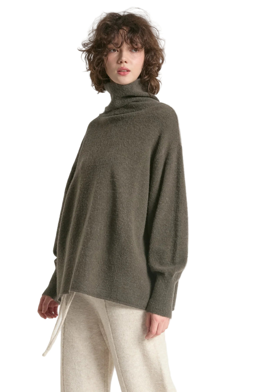 Slouch Turtleneck Sweater