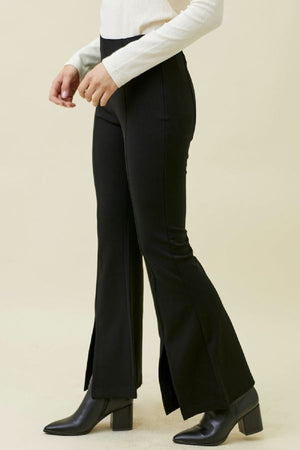 Front Slit Flare Pant