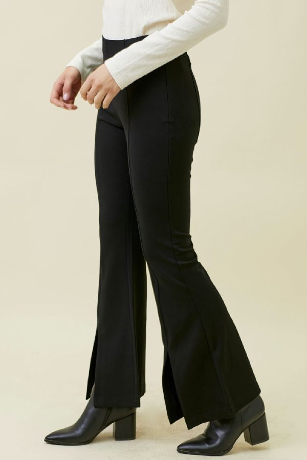 Front Slit Flare Pant