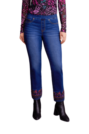 Enchanted Indigo Embellished Jeans