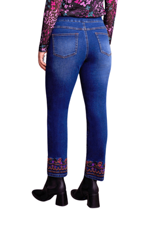 Enchanted Indigo Embellished Jeans