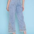 Load image into Gallery viewer, Wide Leg Embroidered Jeans
