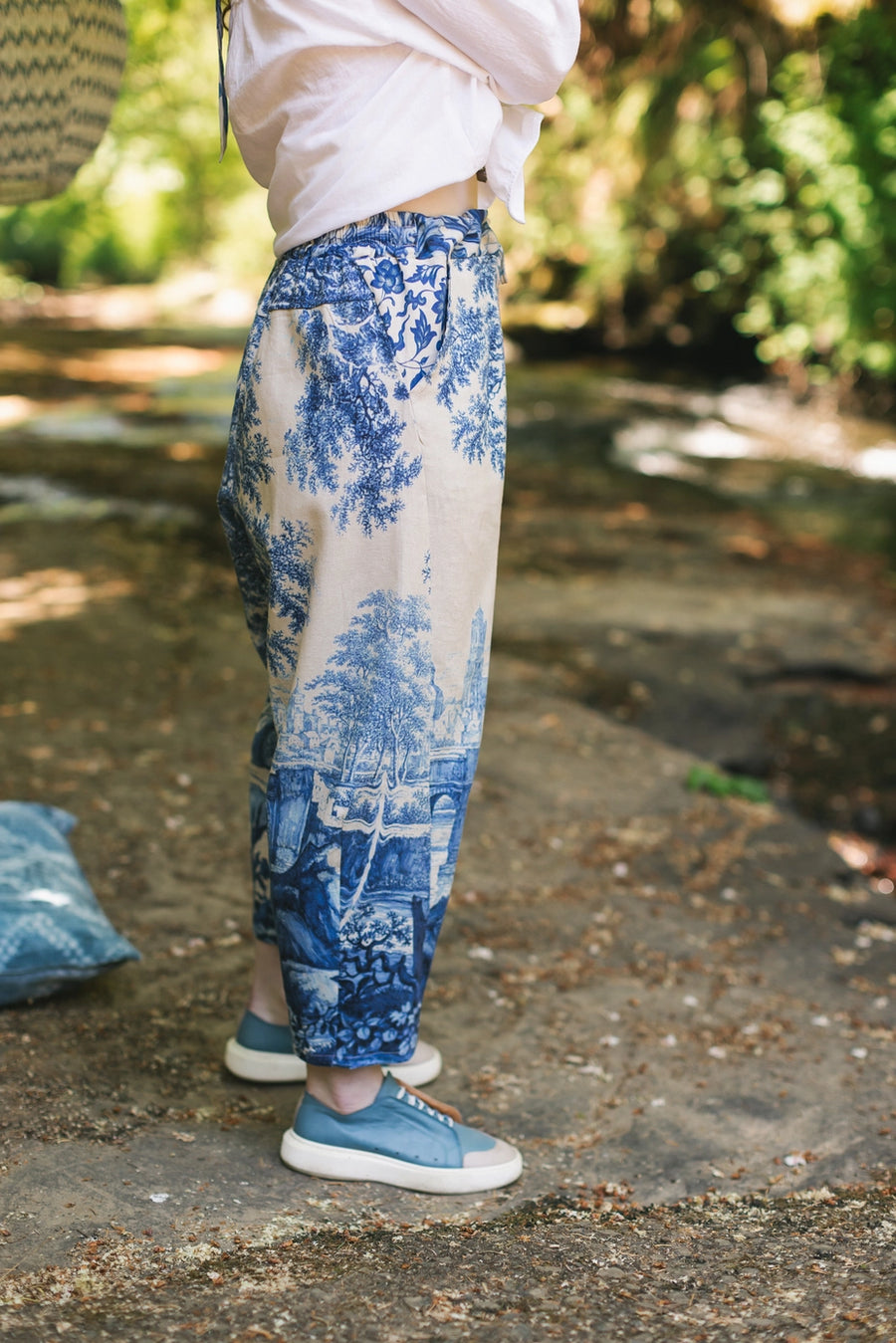 Blue Muse Crop Pants