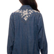 Load image into Gallery viewer, Embroidered Denim Shacket
