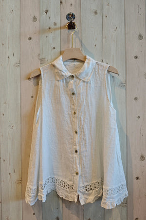 Linen Lounge Vest