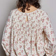 Load image into Gallery viewer, Pink Floral Pintuck Top
