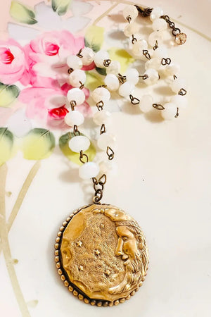 Waxing Crescent Necklace